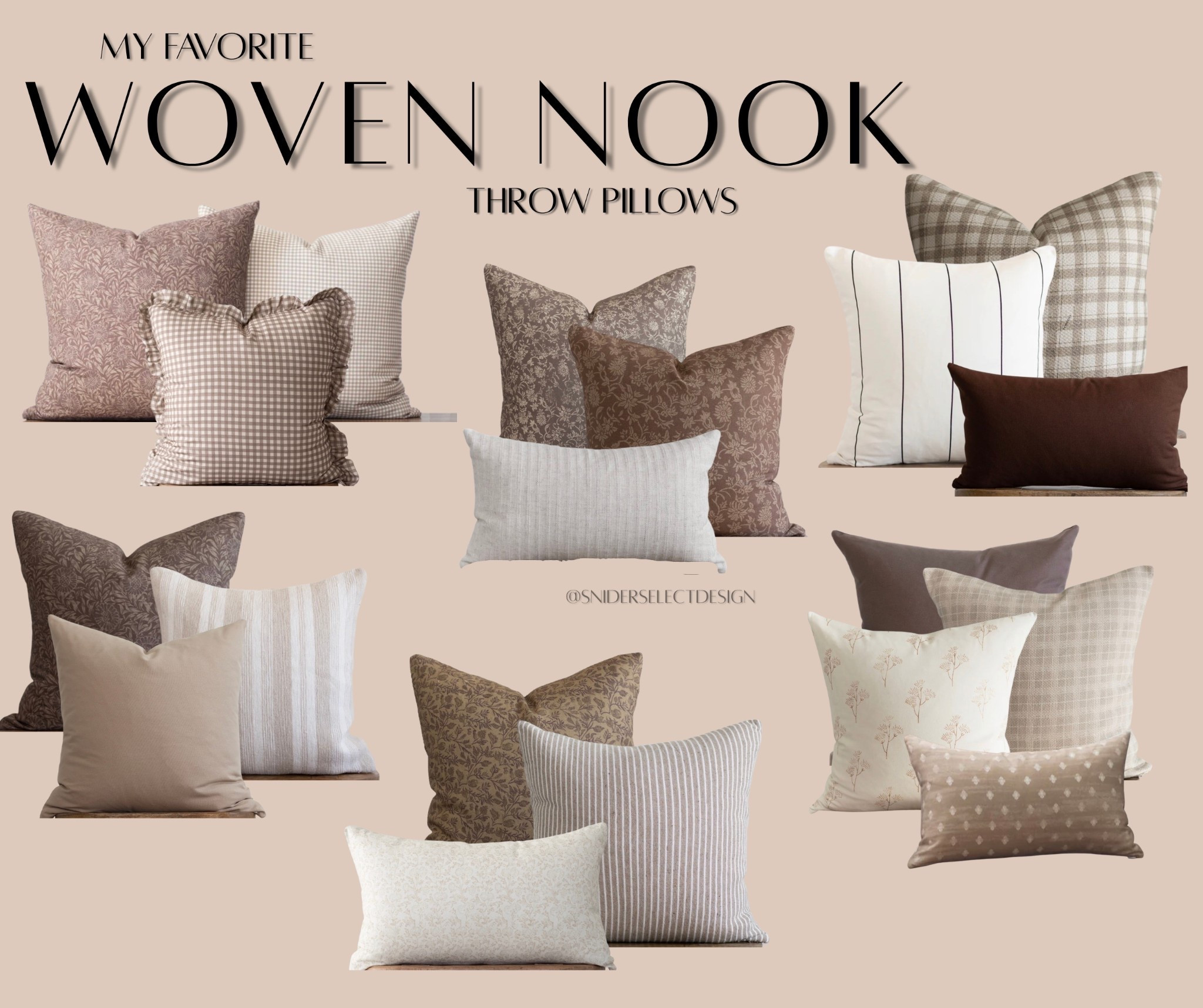 My favorite Woven Nook Pillows!

#LTKSeasonal #LTKHome