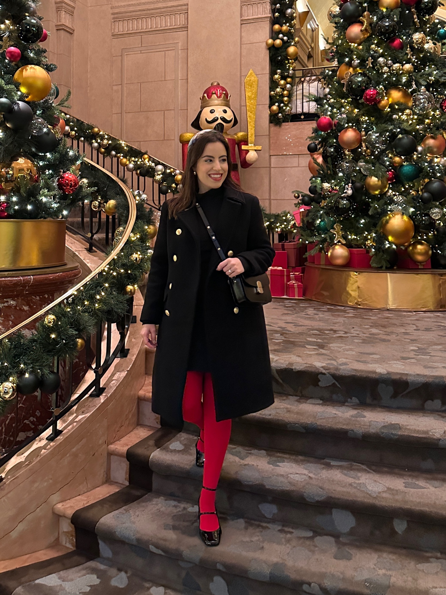 Obsessed with red tights for the holidays! All the Blair Waldorf vibes ❤️ linked everything, including these comfy patent mary janes



#LTKstyletip #LTKfindsunder100 #LTKHoliday