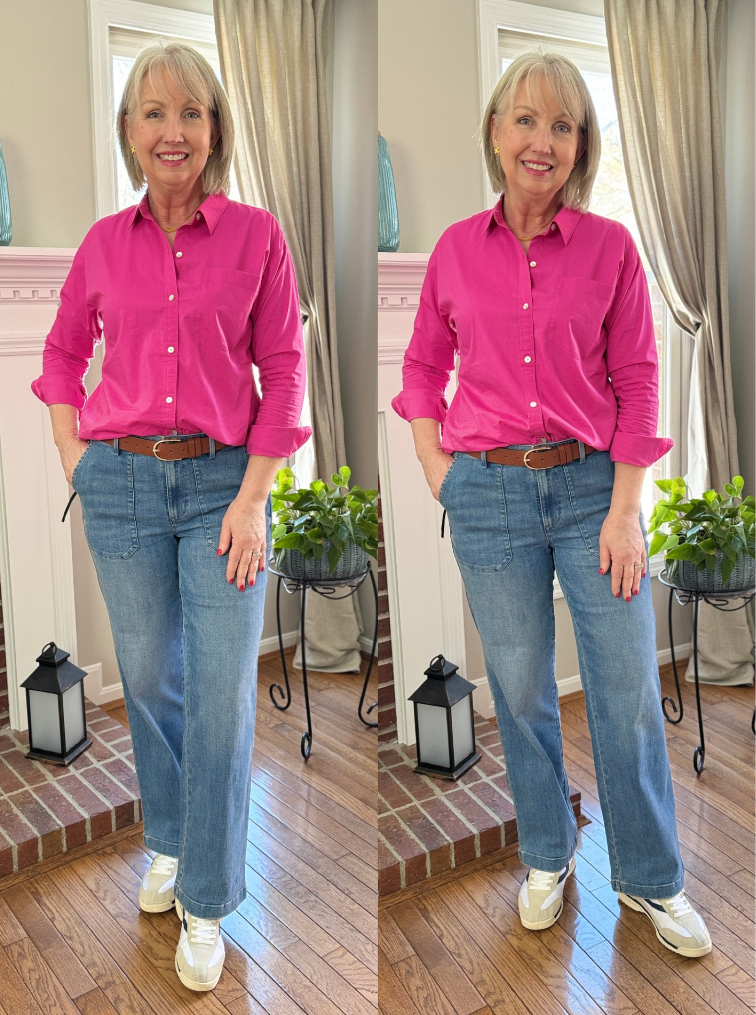 Such a pretty pink for spring. I love this relaxed tunic from J.Jill💕

#LTKstyletip #LTKmidsize #LTKSeasonal