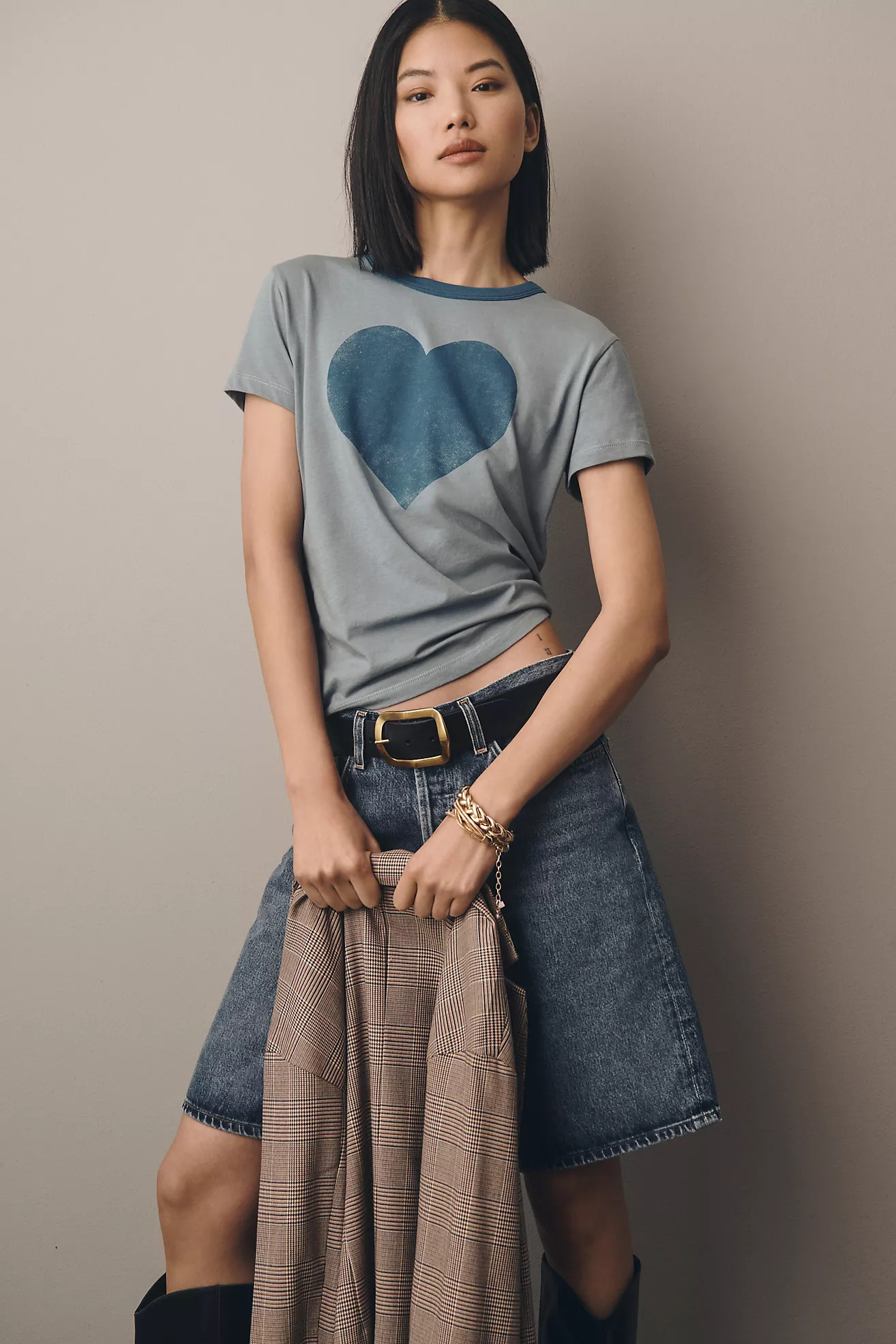 Letluv Heart Ringer Tee | Anthropologie (US)