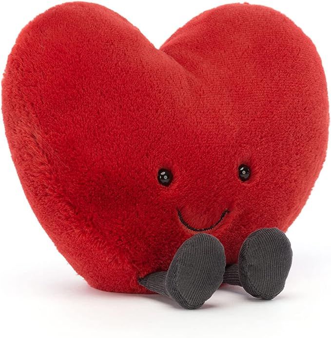 Jellycat Amuseable Red Heart Stuffed Plush | Valentine's Day Gifts for Kids, Boys, Girls, Teens, ... | Amazon (US)
