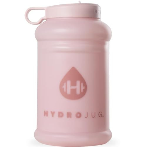 HydroJug Pro 73 oz Plastic Water Jug with Handle & Flip Straw, Pink Sand | Amazon (US)