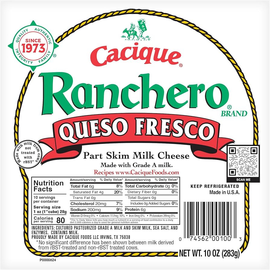 Cacique, Queso Fresco Ranchero, 10 oz | Amazon (US)