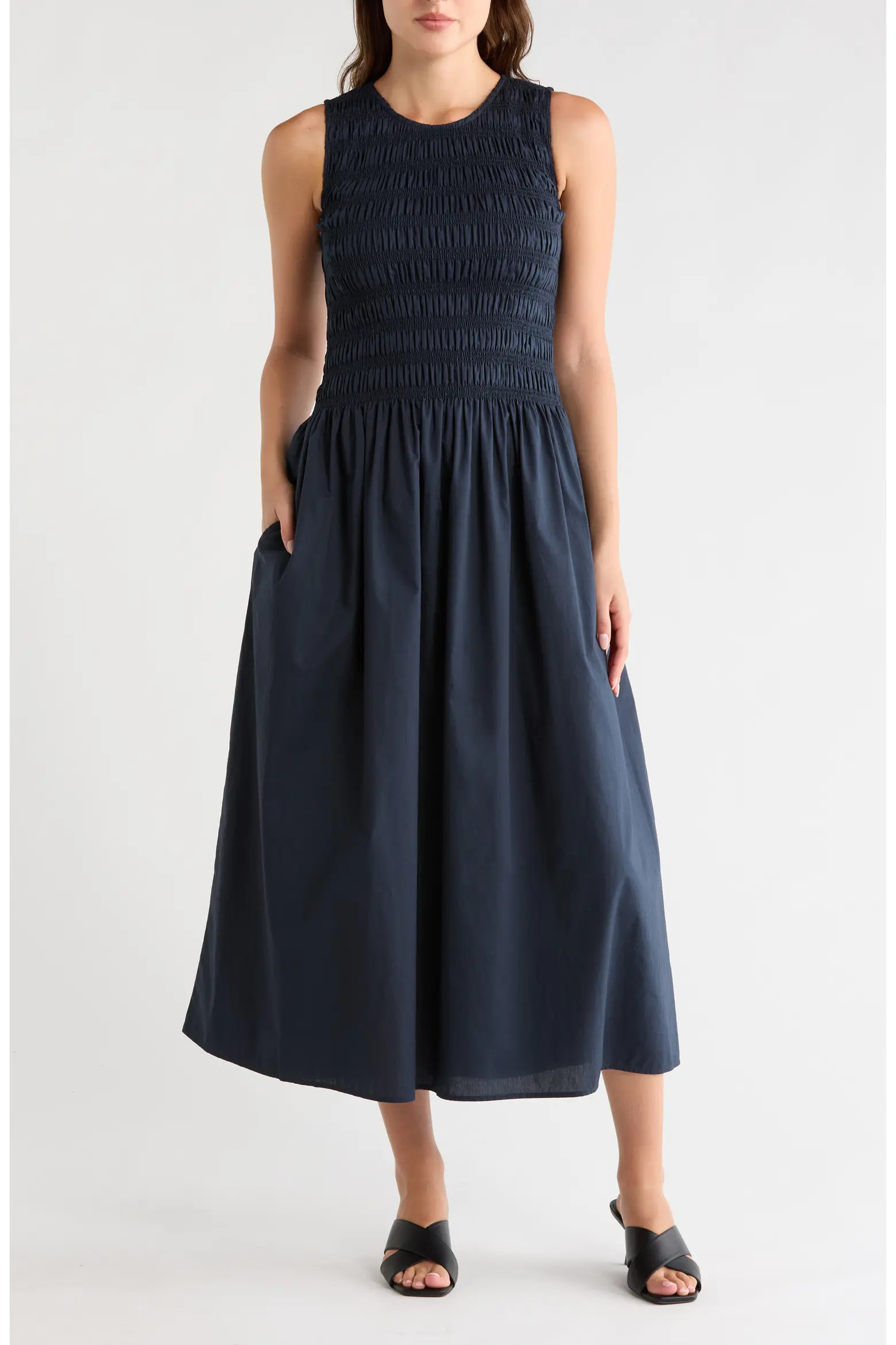 Lane Sleeveless Smocked Cotton Maxi Dress (Women) | Nordstromrack | Nordstrom Rack