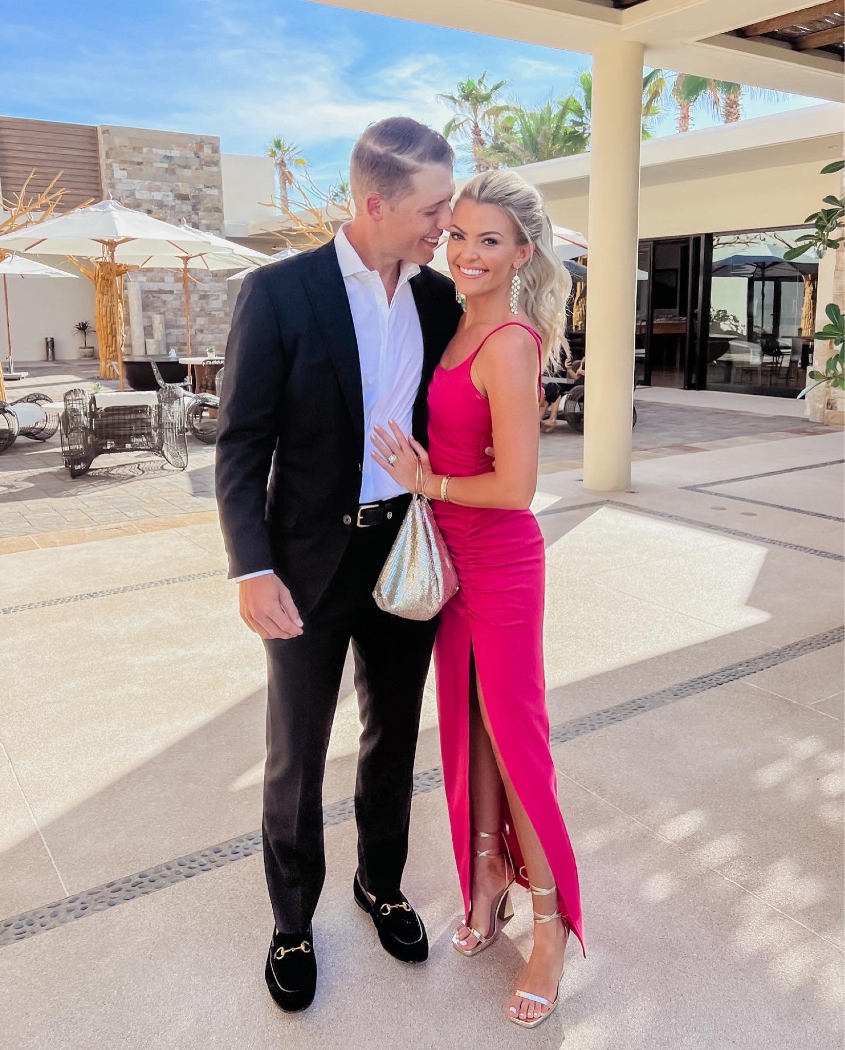 one shoulder dress yellow Illusion neck Bright Yellow One shoulder Bubble Sleeves Prom Dress