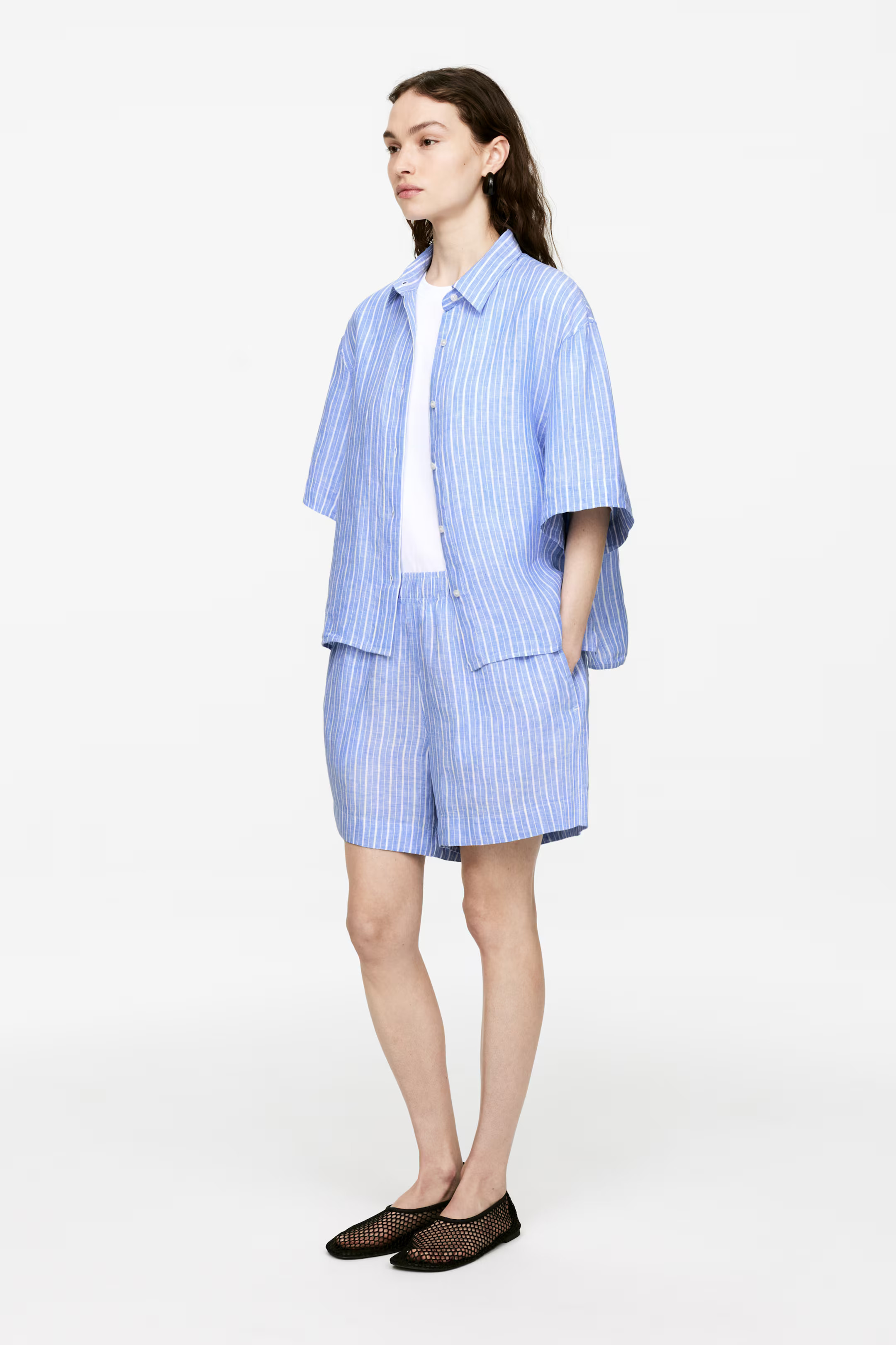 Pantalones cortos de lino | H&M (FR, IT, ES, PT, BE)