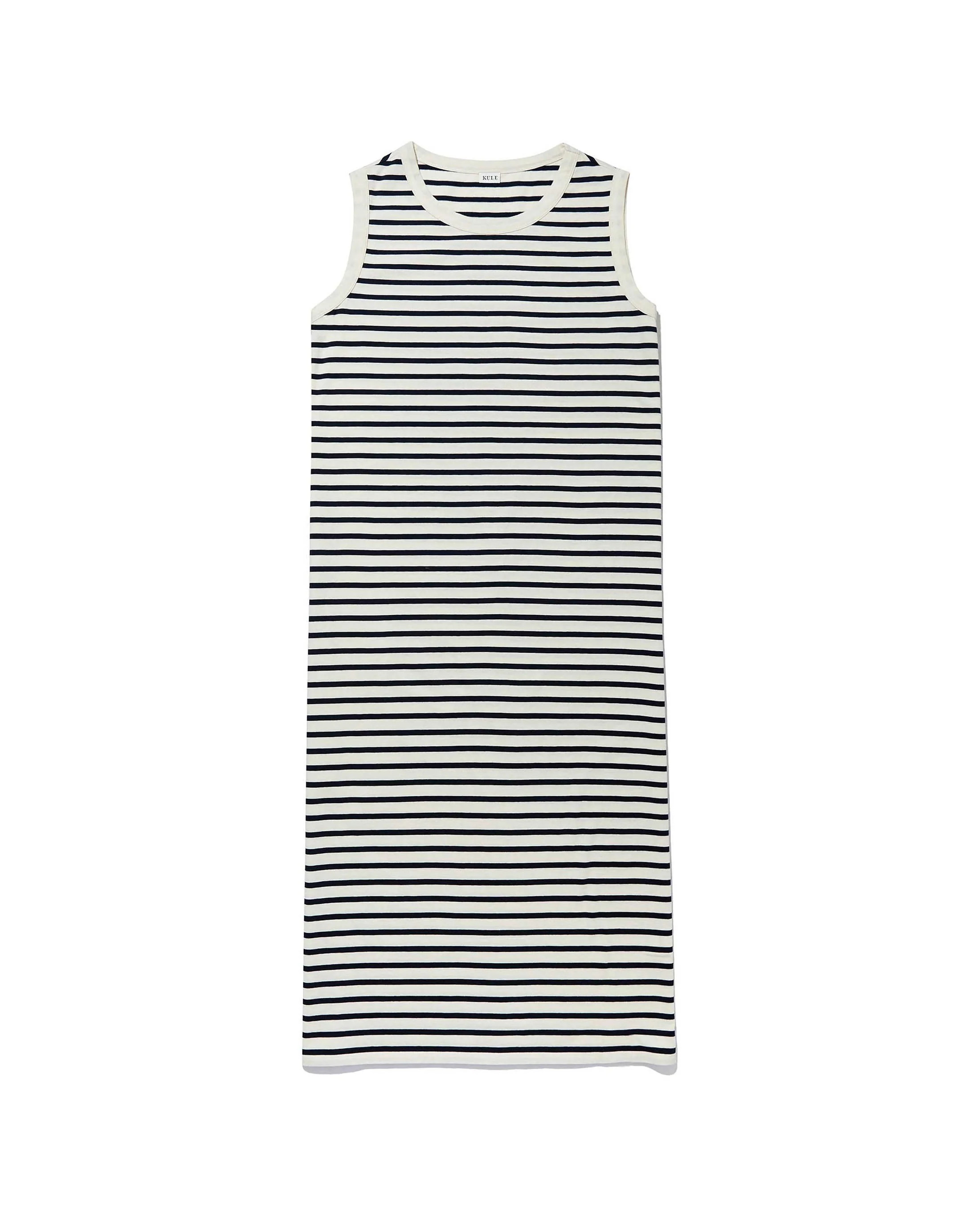 The Tank Dress - Cream/Navy | KULE (US)