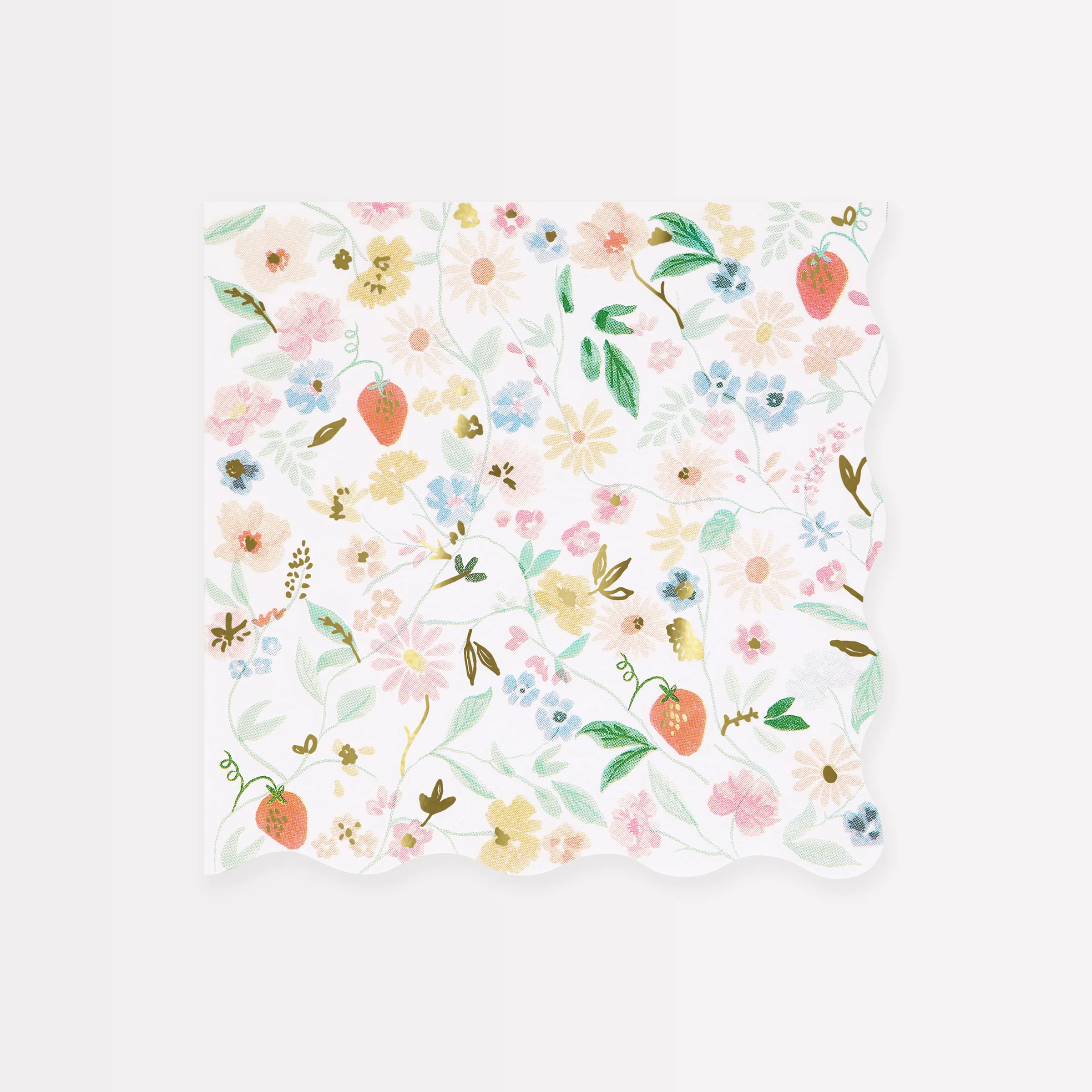 Elegant Floral Large Napkins (x 16) | Meri Meri