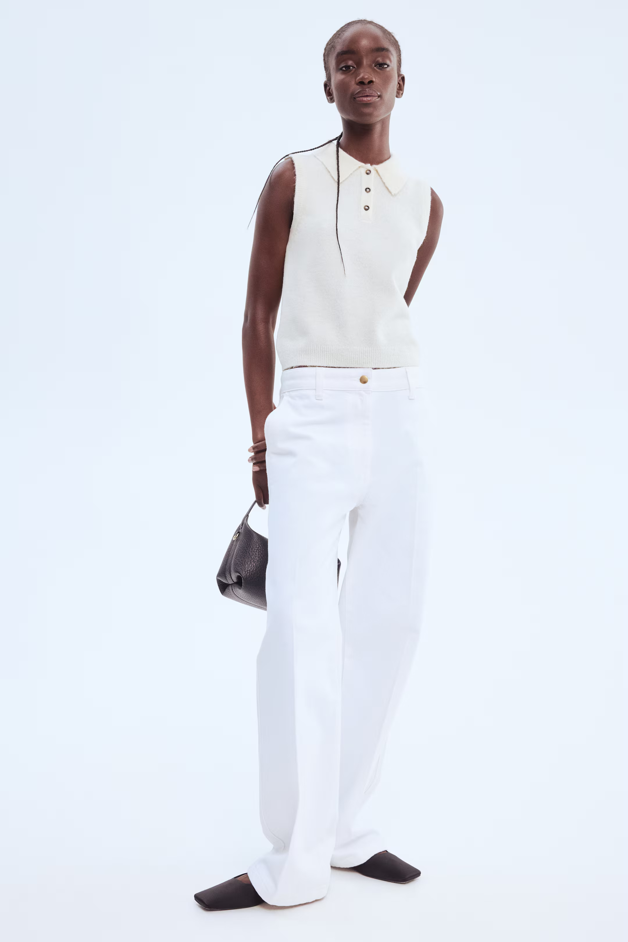 Sweater Vest with Collar | H&M (US + CA)