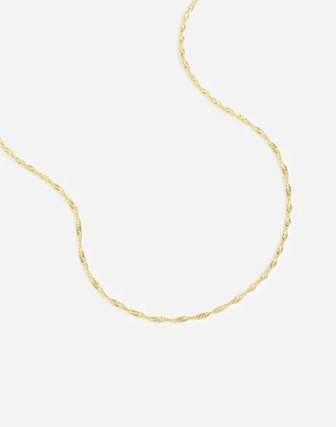 Twist Chain Necklace | Madewell | Madewell