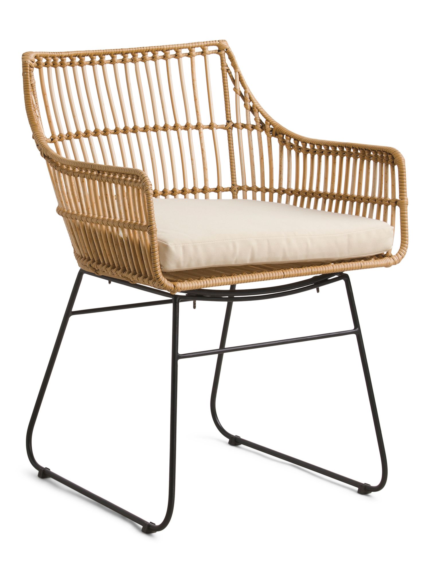 Russo Woven Metal Frame Dining Chair | TJ Maxx