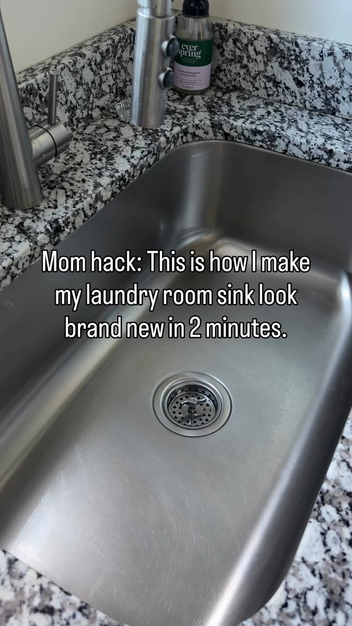 Sometimes the smallest reset makes the whole house feel better.

I swear laundry room sinks get neglected the most… until I pull out The Pink Stuff @cleanwithpinkstuff and suddenly I want to clean everything.

Today I used:
🧽 The Pink Stuff Miracle Cleaning Paste
🧽 Squeezy Dual scrubber
🧽 Microfiber cloths

A little paste + a good scrub and this sink looked brand new again. The shine at the end is honestly the most satisfying part.

If you love a good cleaning reset, this one is for you. COMMENT SHOP for all 3 products! 

#cleaningmotivation #thepinkstuff #laundryroomcleaning #cleaningreels #cleaningtiktok momlifehacks satisfyingclean homecleaning laundryroomreset