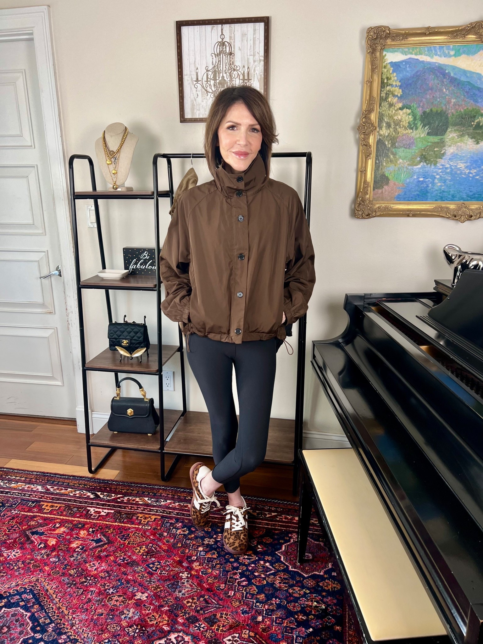 brown bomber jacket, over 50 outfits 

#LTKOver40 #LTKSeasonal #LTKootd