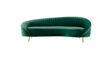 Camber Channel Tufted Performance Velvet Sofa | Manhattan Home Design