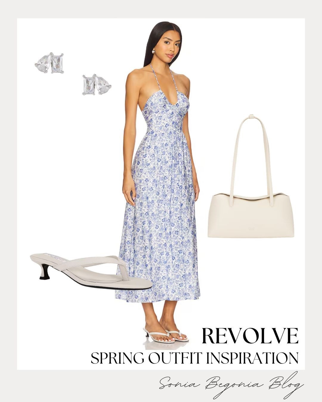 Blue & White Dream
Spring is officially in full bloom! 🌸

I am completely obsessed with this blue floral halter midi—it is the ultimate "it girl" dress for a sunny garden party or a seaside brunch. I paired it with these sleek white thong heels and a minimalist shoulder bag to keep the look light and airy. It’s effortless, feminine, and a total staple for the warmer months ahead. 🕊️✨

#RevolveMe #SpringOutfit #FloralDress #MidiDress #RevolveFinds #SpringInspo #QuietLuxury #OOTD

#LTKootd #LTKSeasonal