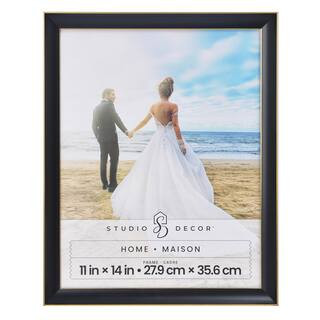 Home Black & Gold Line Wall Frame by Studio Decor® in Black/Gold | 11" x 14" | Michaels® | Michaels Stores