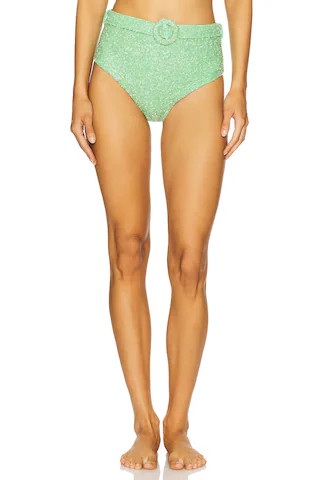 Oceanus Heidi Hi-Waisted Belted Bottom in Mint Green from Revolve.com | Revolve Clothing (Global)
