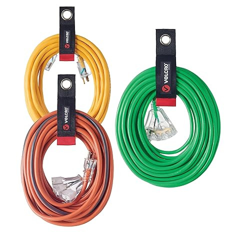 Velcro Brand Easy Hang Extension Cord Holder Organizer Variety Pack | Holds 60-100lbs, Heavy Duty... | Amazon (US)