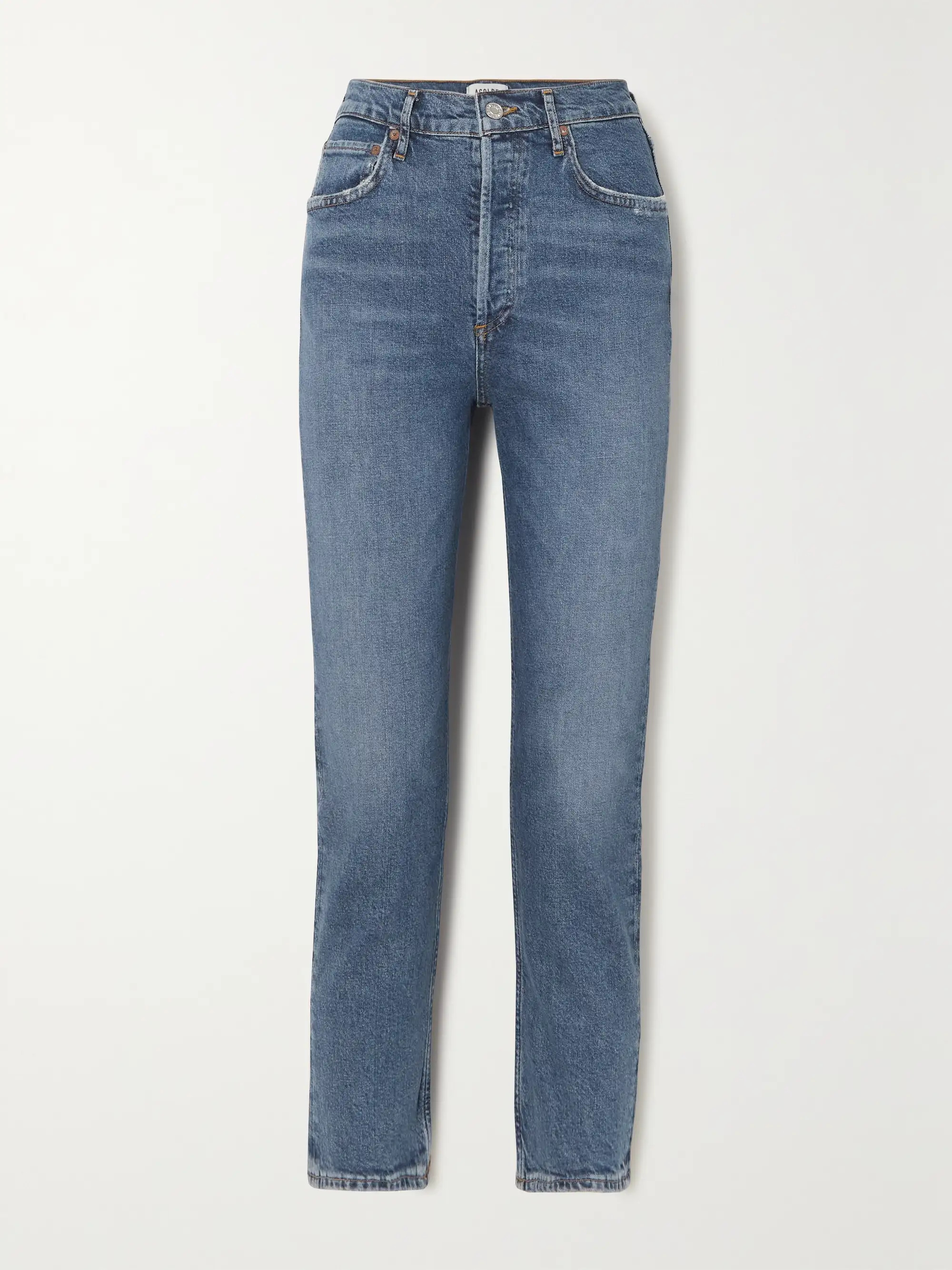 Riley cropped high-rise straight-leg jeans | NET-A-PORTER (US)