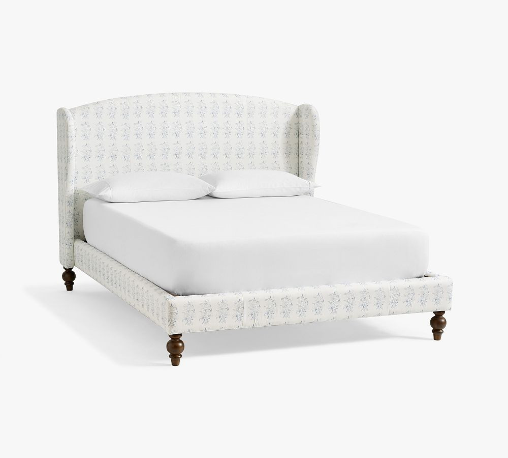Augusta Upholstered Platform Bed | Pottery Barn (US)