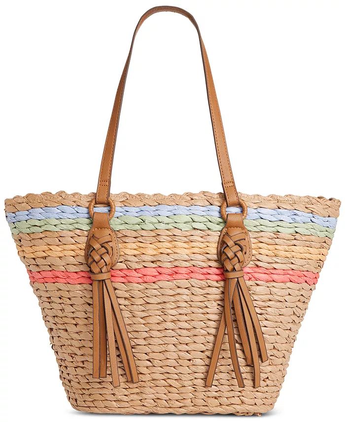 Style & Co Straw Tote, Created for Macy's - Macy's | Macy's