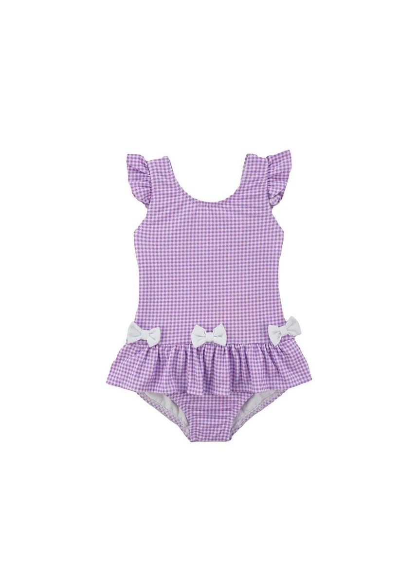 Tropical Tides Gingham and Bows Swimsuit | Florence Eiseman