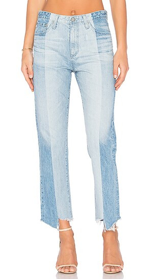 AG Adriano Goldschmied Phoebe Frayed Hem Jean in 19 Years Splinter | Revolve Clothing