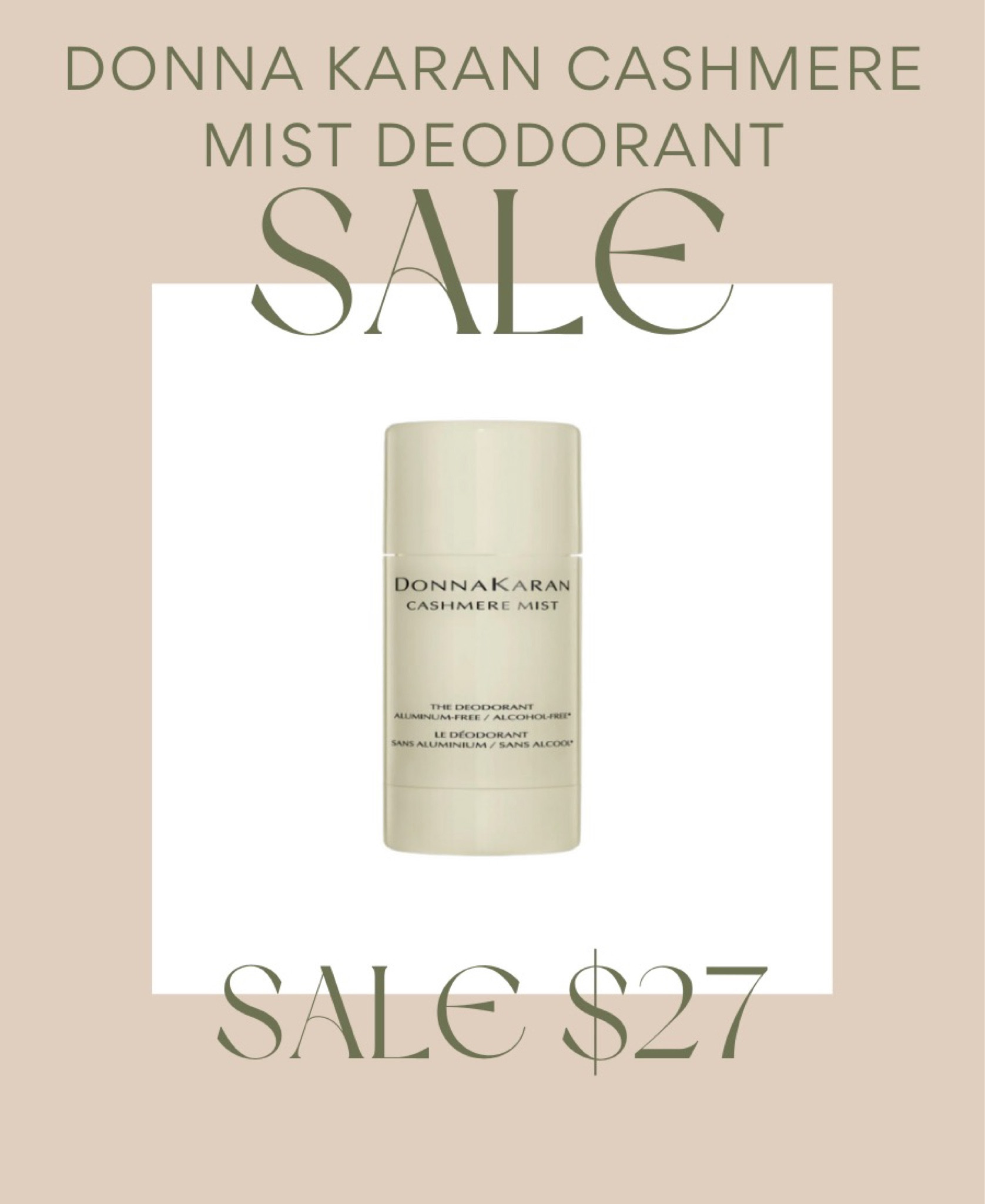 cashmere mist deodorant mini
