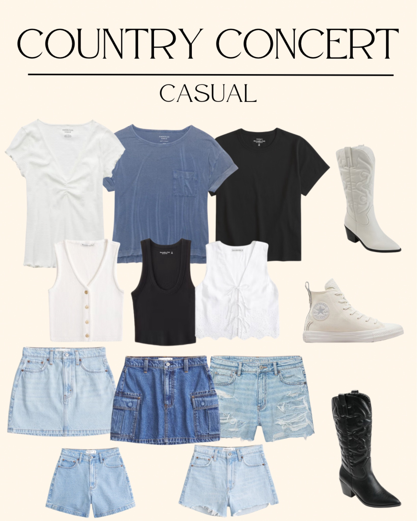 Country Concert Outfit 

I love simple shorts and a tshirt for a country concert & tailgate! 

#LTKFindsUnder100 #LTKSeasonal #LTKStyleTip