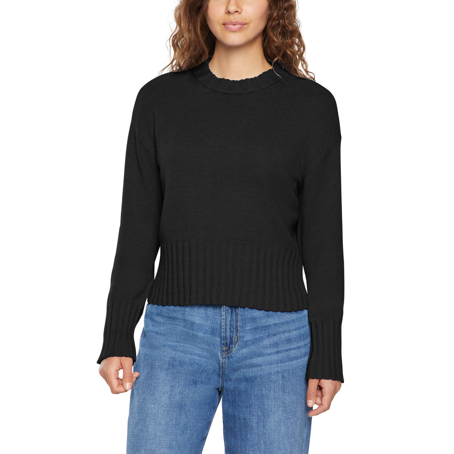 GAP WOMEN'S CREWNECK SWEATER - BLACK L:- L, Black | Sam's Club