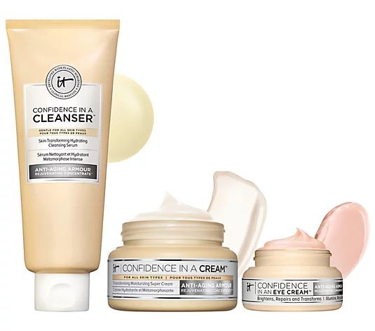 IT Cosmetics Confidence In A Cream Skin-Care Trio - QVC.com | QVC