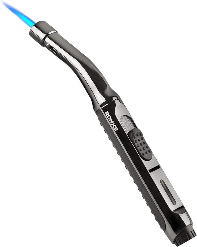 RONXS Torch Lighters, Butane Lighter Long Lighter, Adjustable Multipurpose Lighter Refillable for... | Amazon (US)