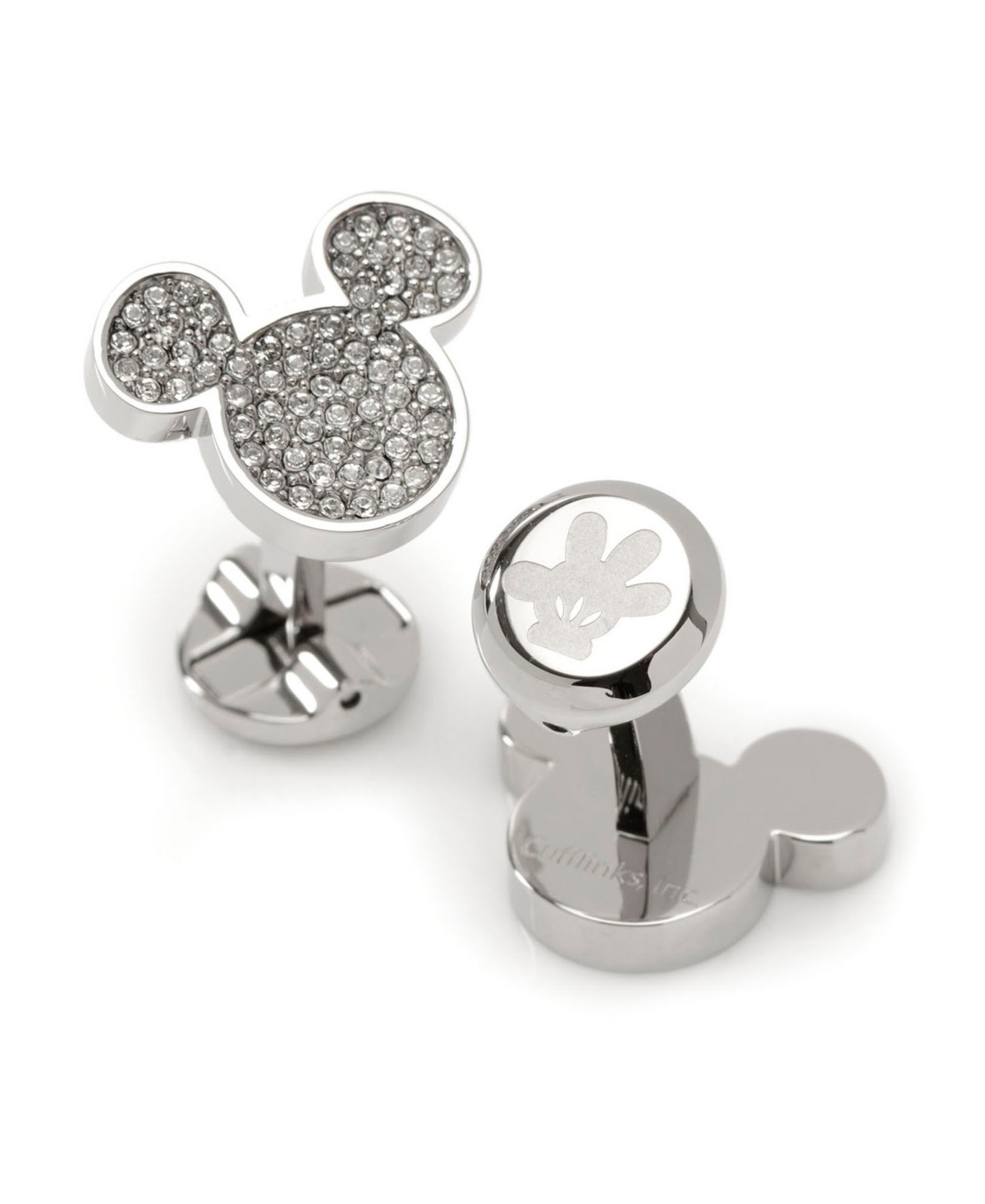 Disney Men's Pave Crystal Cufflinks - Silver-Tone | Macy's