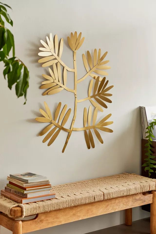 Extra Large Leaf Wall Art | Urban Outfitters (US and RoW)