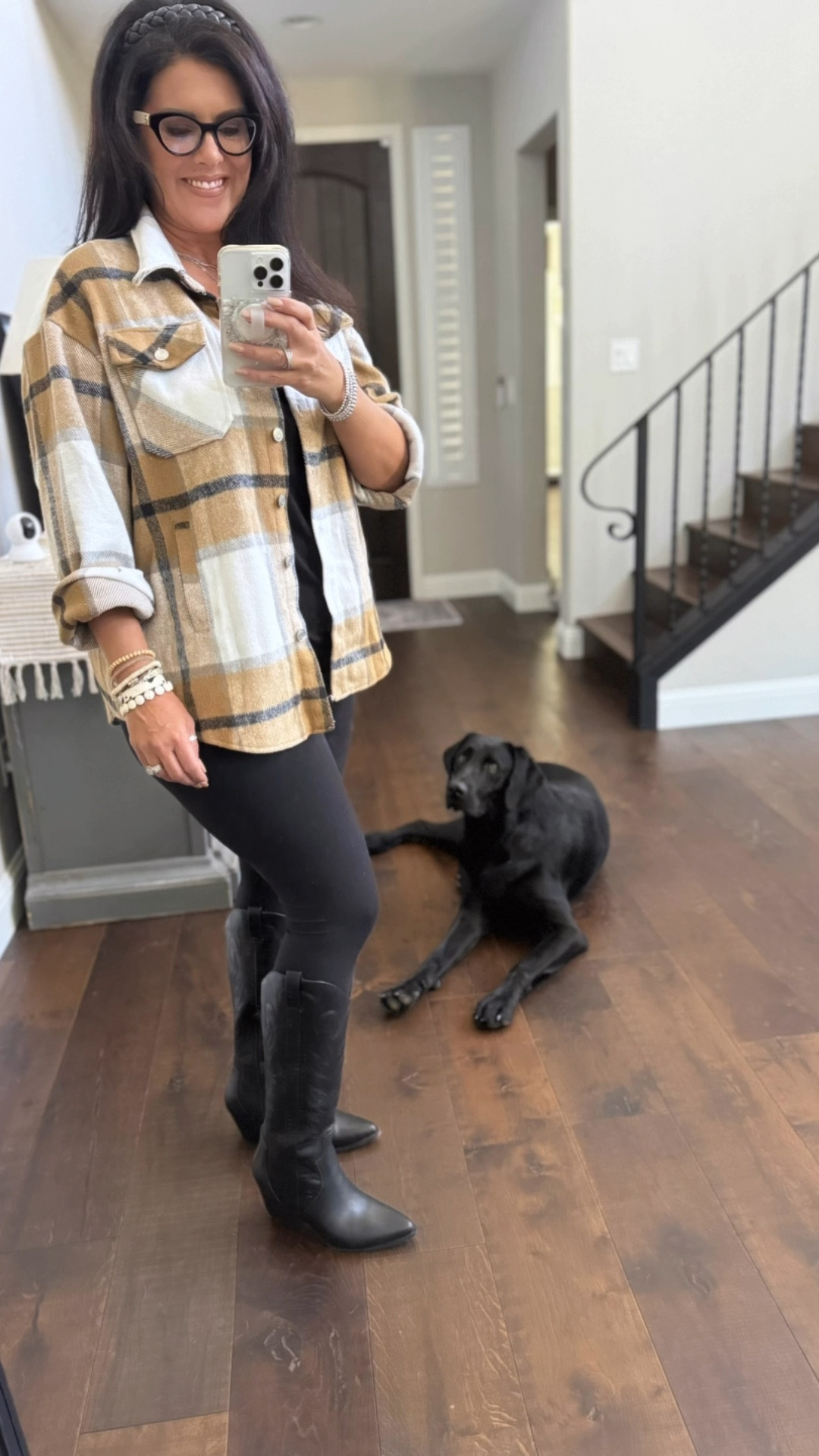 These black western boots are the perfect blend of style and comfort! 🤠✨ With memory foam padding and a manageable 2.5” heel, they’re ideal for all-day wear without sacrificing fashion. Plus, they’re true to size—no guessing games here! Whether you’re heading to a concert or just want to add a little edge to your everyday look, these boots have got you covered. #LTKFinds

Black western boots, memory foam boots, comfortable boots, stylish western boots, true to size boots, 2.5” heel, fall fashion, western style, concert boots

#LTKStyle #LTKFall #WesternBoots #ComfortableFashion #WesternStyle #MemoryFoamBoots #FallOutfits #TrueToSize #CowgirlStyle #BootSeason #FallFootwear #BlackBoots #StylishAndComfy

#LTKShoeCrush #LTKStyleTip #LTKFallSale