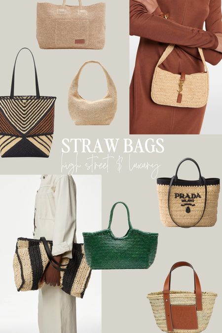 The straw bag edit ☀️ 

#LTKSeasonal #LTKstyletip #LTKitbag