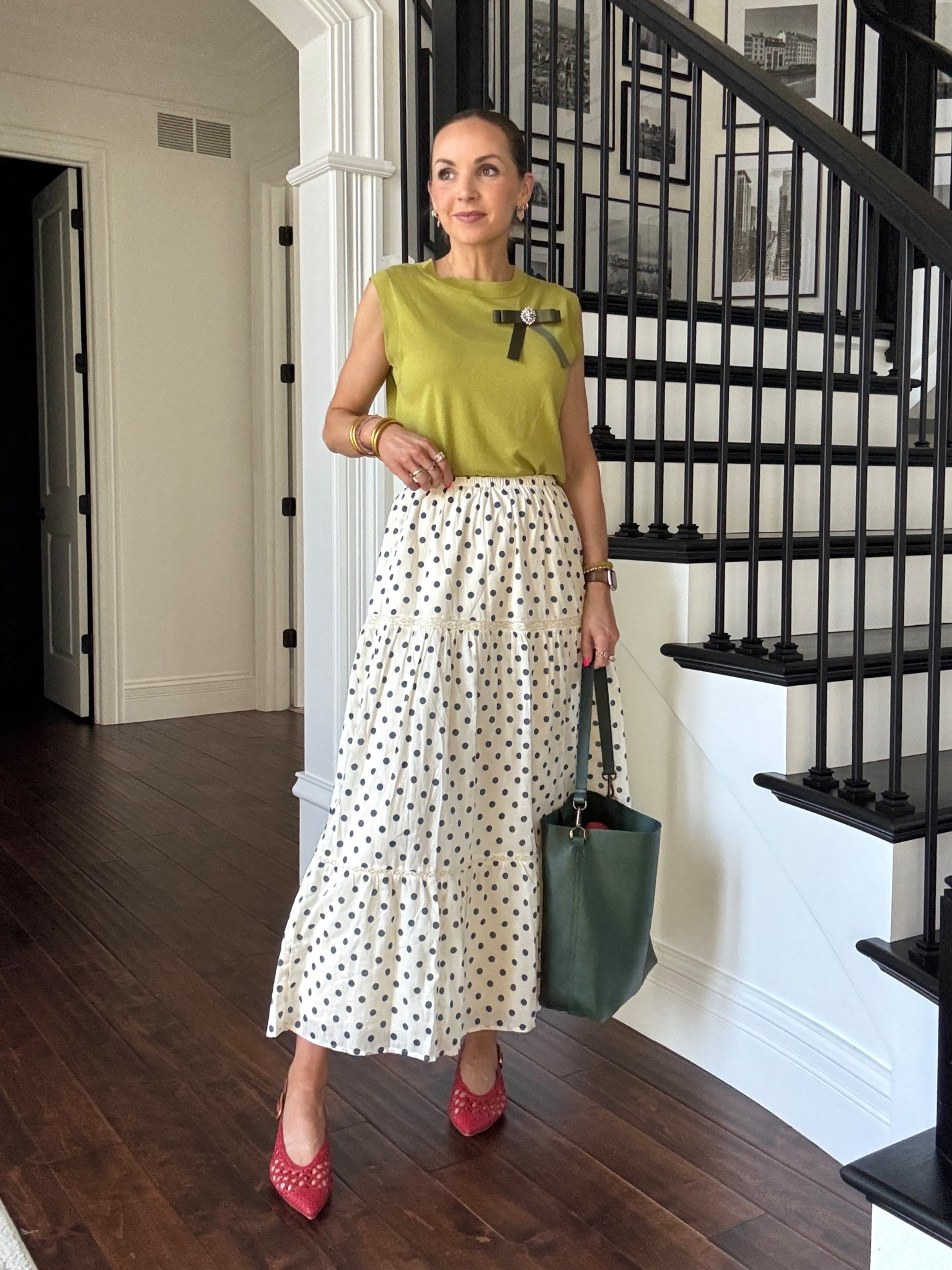 OOTD with an @abercrombie skirt and @Tuckernuck sweater