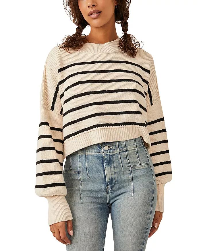 Striped Easy Street Cropped Sweater | Bloomingdale's (US)