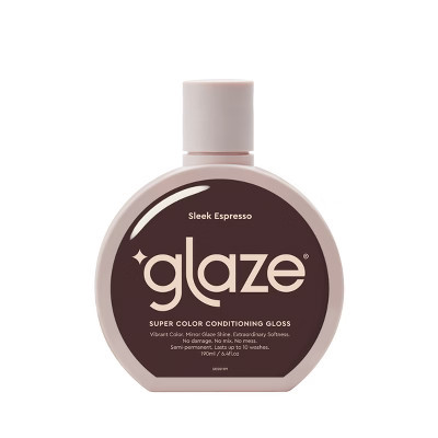 Glaze SuperGloss Color Conditioning Hair Gloss - Brunette Sleek Espresso Brown - 6.4 fl oz | Target