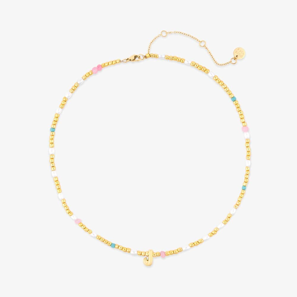 Initial Pearl & Seed Bead Choker | Pura Vida Bracelets