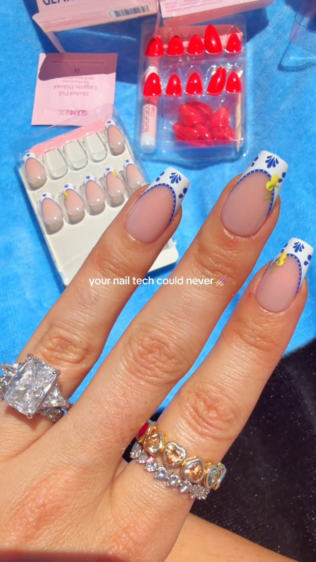 Glamnetic press on nails for the win. Love the euro summer collection 🍋 #nails #pressons #pressonnails

#LTKootd #LTKBeauty #LTKSaleAlert
