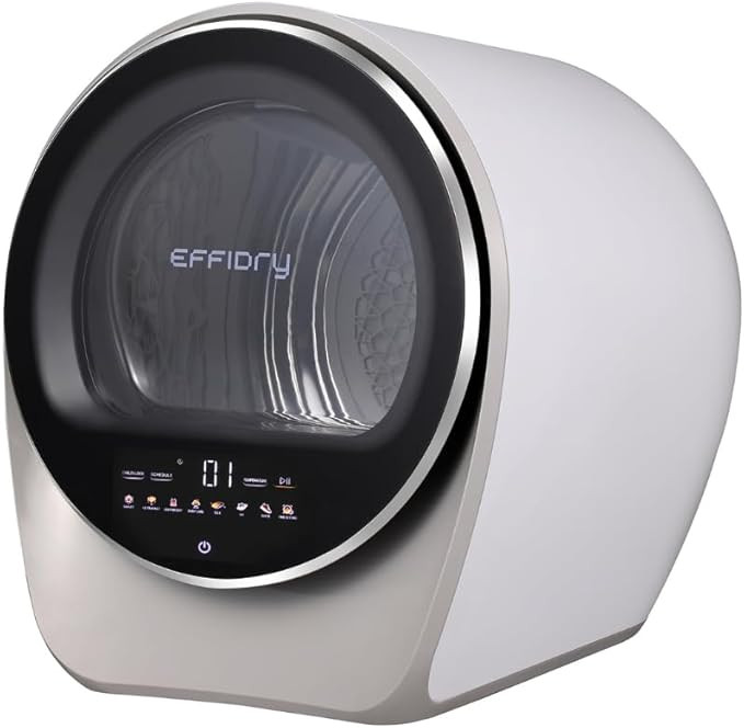 S3 Portable Clothes Dryer – Ultrafast, 1 cu.ft Capacity, 110V, Snow White, Compact for Condo, A... | Amazon (US)