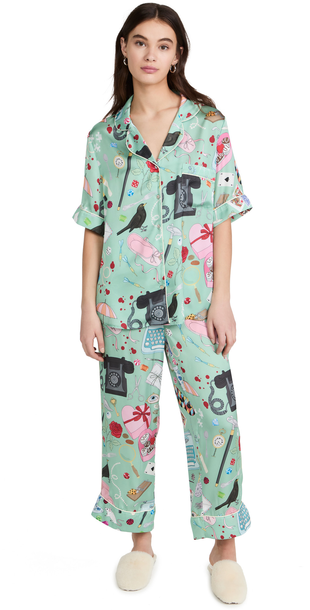 Karen Mabon Agatha Christie Murder Mystery PJ Set | Shopbop