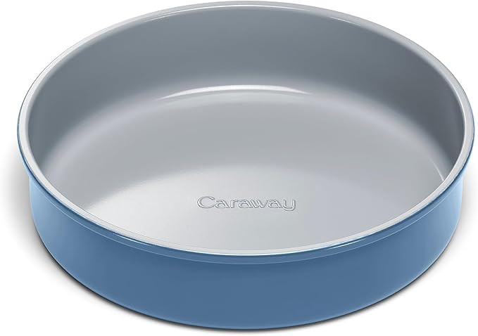 Caraway Non-Stick Ceramic 9” Circle Pan - Naturally Slick Ceramic Coating - Non-Toxic, PTFE & P... | Amazon (US)