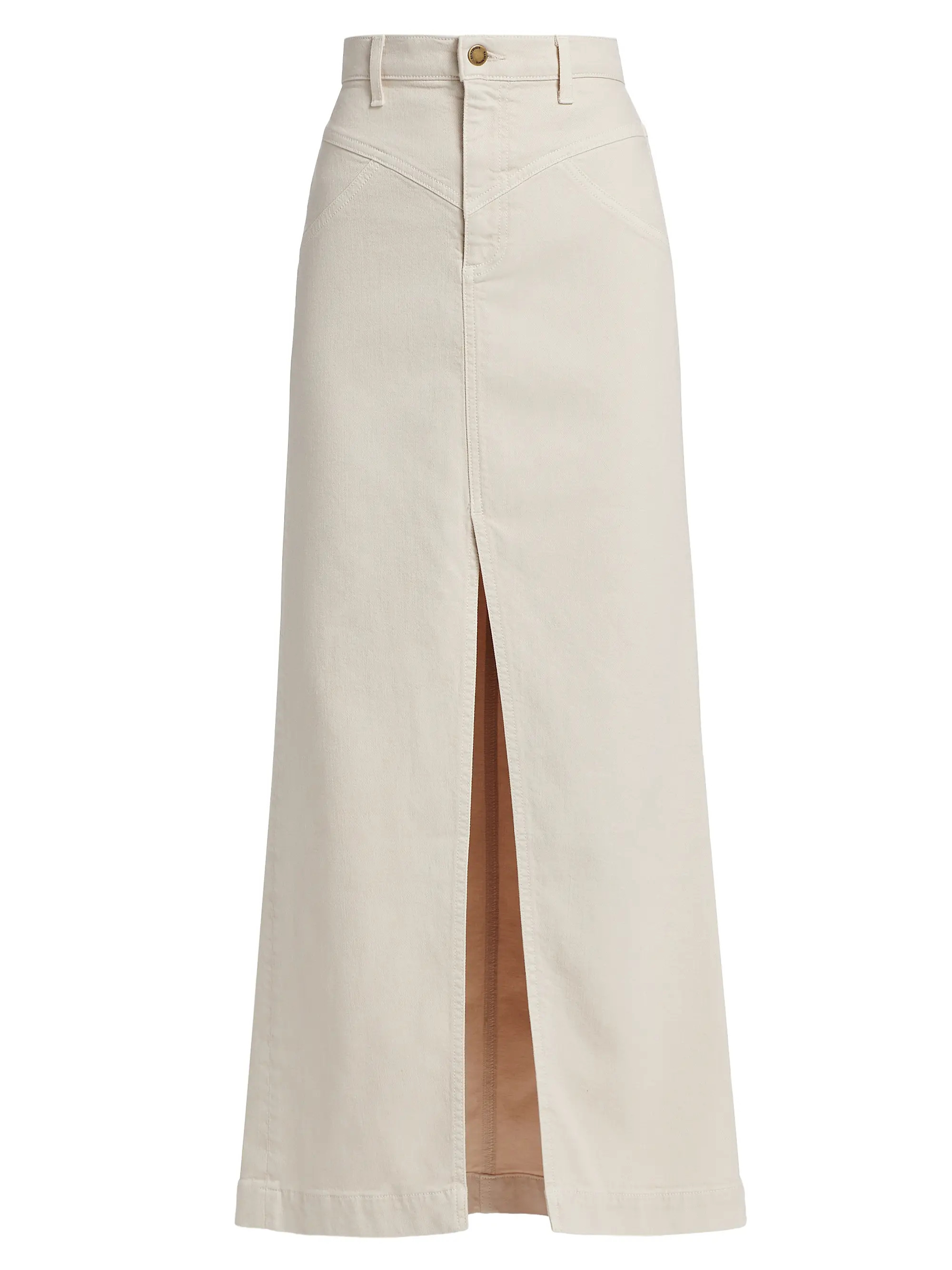Ramy Brook Xavier Denim Maxi Skirt | Saks Fifth Avenue | Saks Fifth Avenue