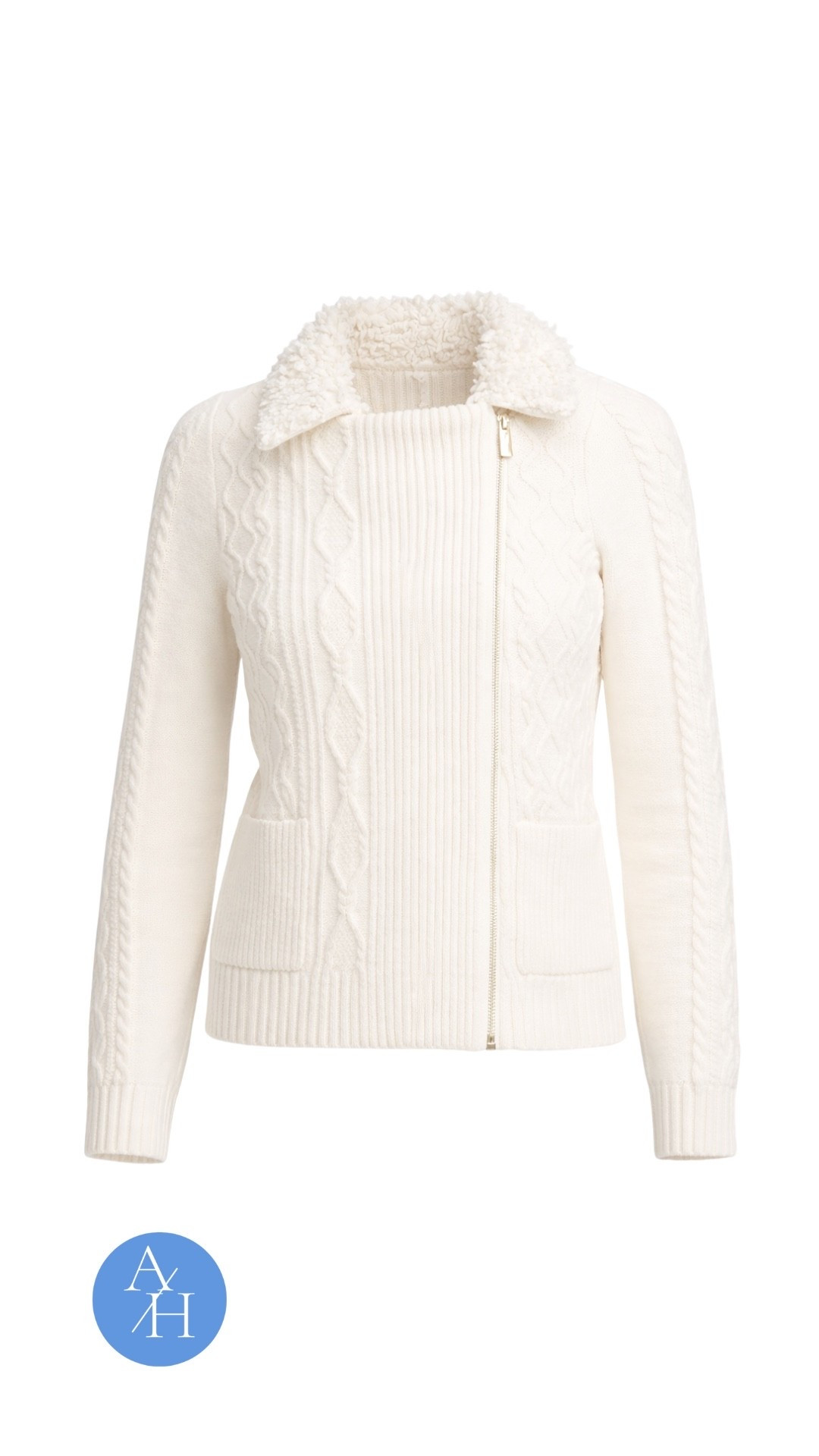 This best-selling fur trim moto cardigan features a mixed cable knit body with a soft bouclé collar and classic zip-front detail for an instantly elevated look. Designed in a comfortable, classic fit with stretch and easy layering length, it’s polished enough for work and effortless for everyday wear. A wear-on-repeat layer that makes any outfit feel refined without overthinking it.



#LTKootd #LTKgrwm #LTKOver40