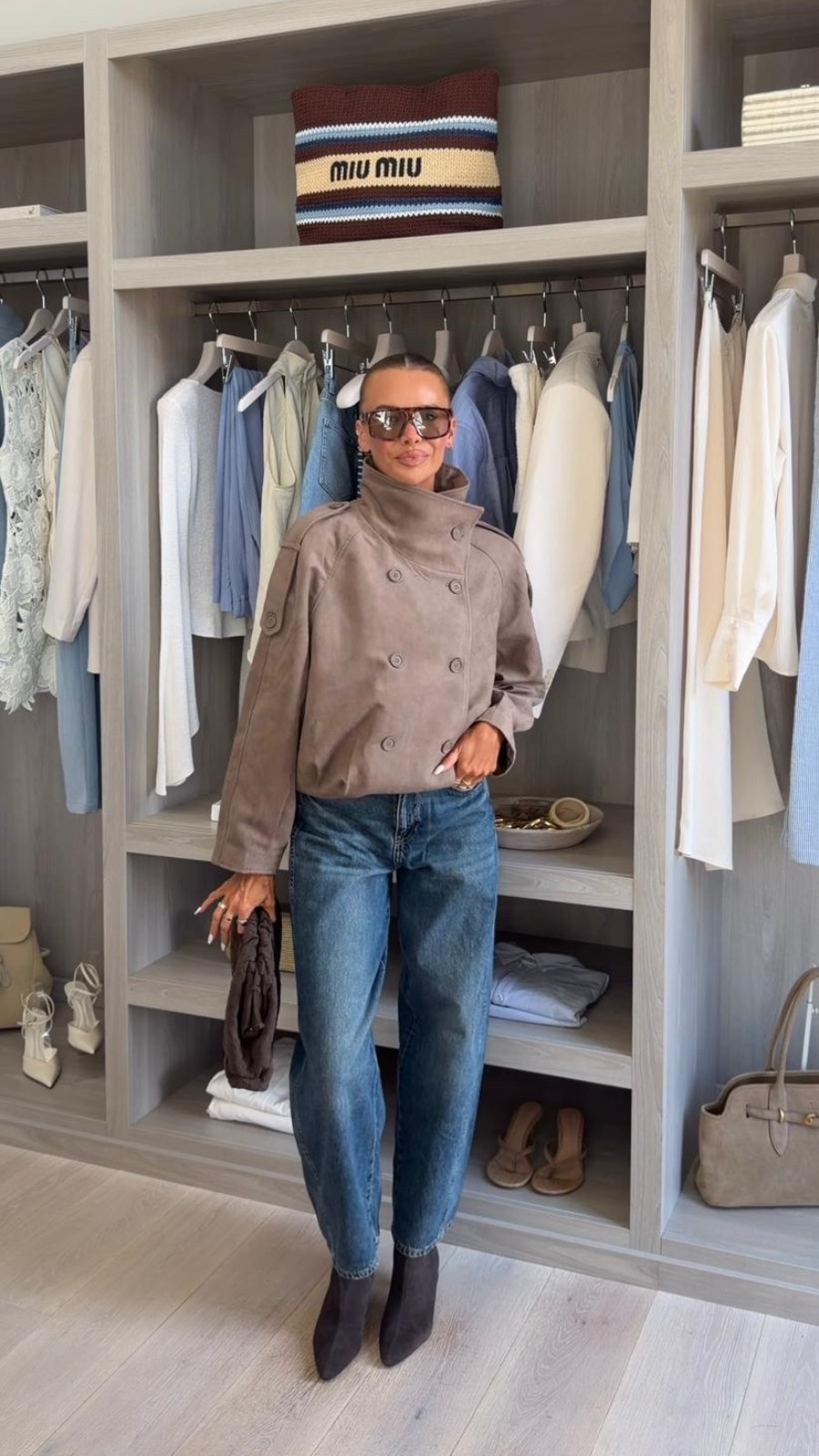 I’m wearing a size M in jacket and 8 in trousers

#LTKuk #LTKsummer #LTKeurope