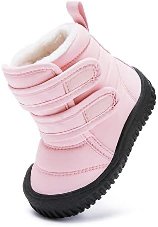 BMCiTYBM Toddler Baby Snow Boots Winter Shoes Boys Girls Cold Weather Baby Faux Fur Shoes | Amazon (US)