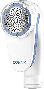 Conair Fabric Shaver and Lint Remover, Battery Operated Portable Fabric Shaver, White | Amazon (US)