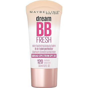 Amazon.com: Maybelline Dream Fresh Skin Hydrating BB cream, 8-in-1 Skin Perfecting Beauty Balm wi... | Amazon (US)